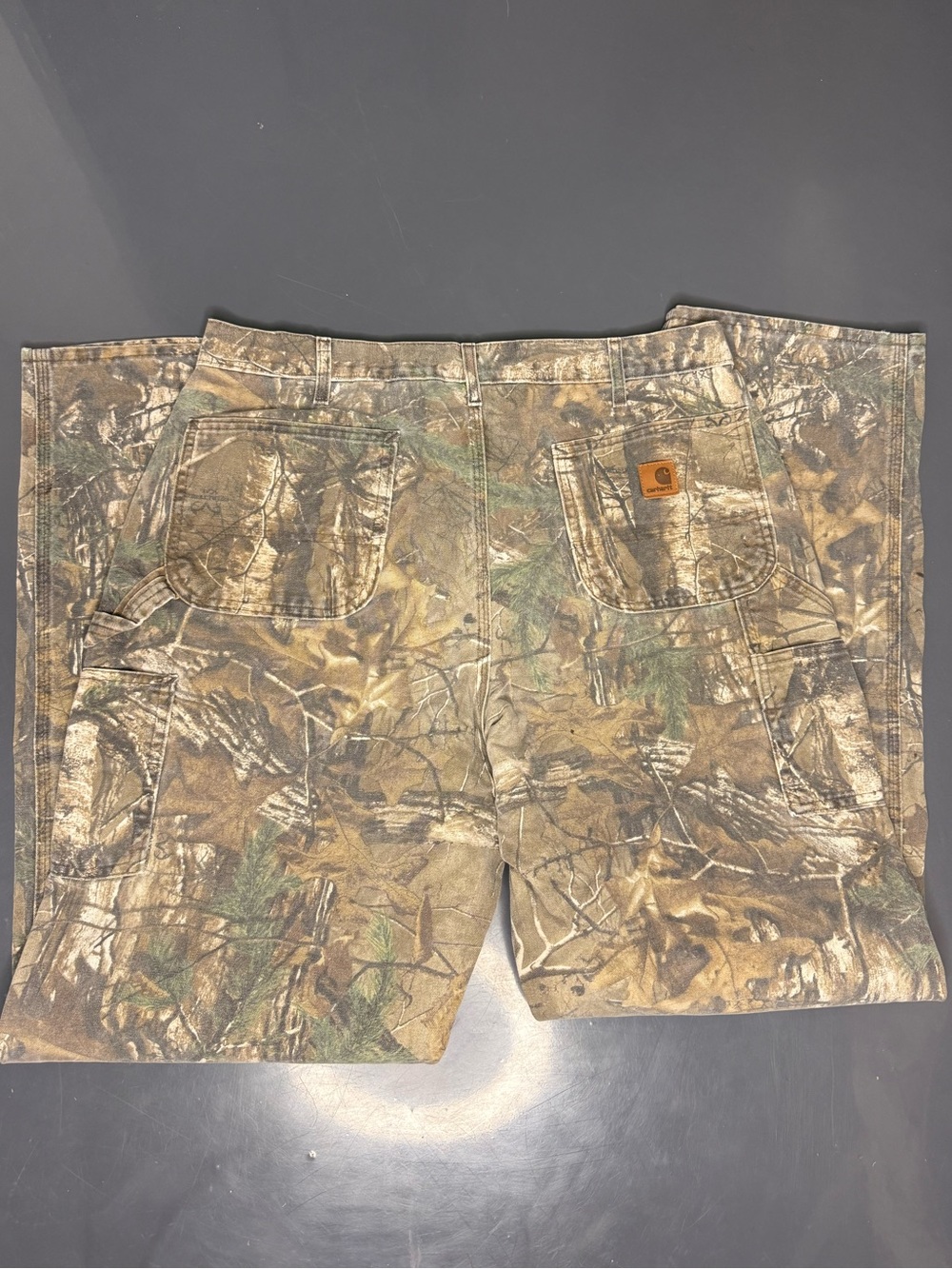 VINTAGE Y2K 2000s B235977 MADE IN USA Carhartt Realtree Faded Camo Jeans